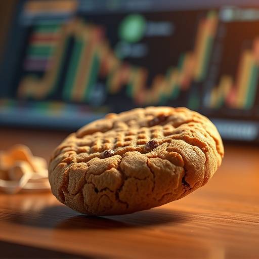 Un cookie informatique, représentant les données stockées par un site web.